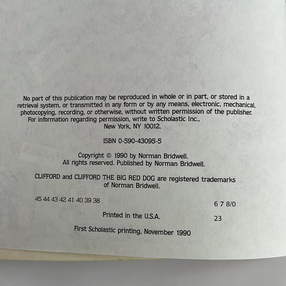 Norman Bridwell Clifford’s Word Book paperback children’s reading learning book - Picture 4 of 17